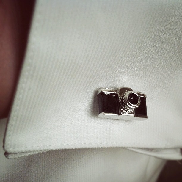 Loving my cuff links I chose for this special day!
