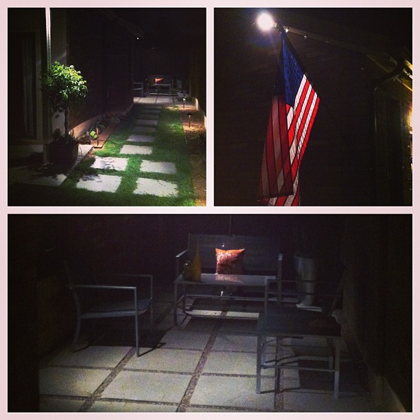More lighting in the yard is completed!