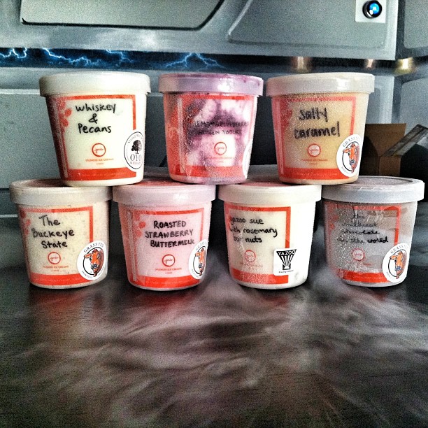 Some amazing ice cream showed up at The Mothership from the Kesters in Ohio!!! Thanks friends!