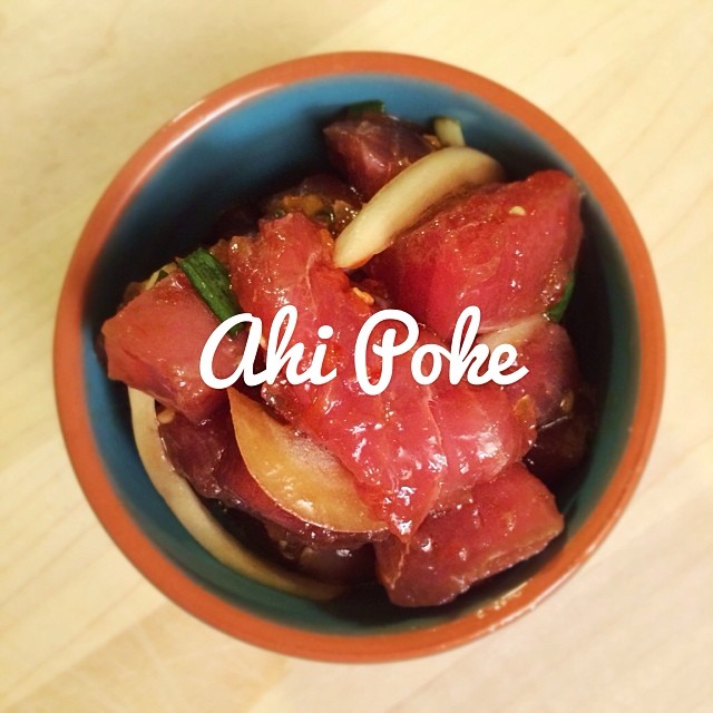 My new favorite Hawaiian food Ahi Poke