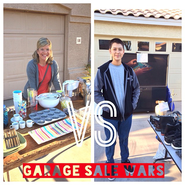 It's a battle of the neighbors at Garage Sale Wars! #garagesale
