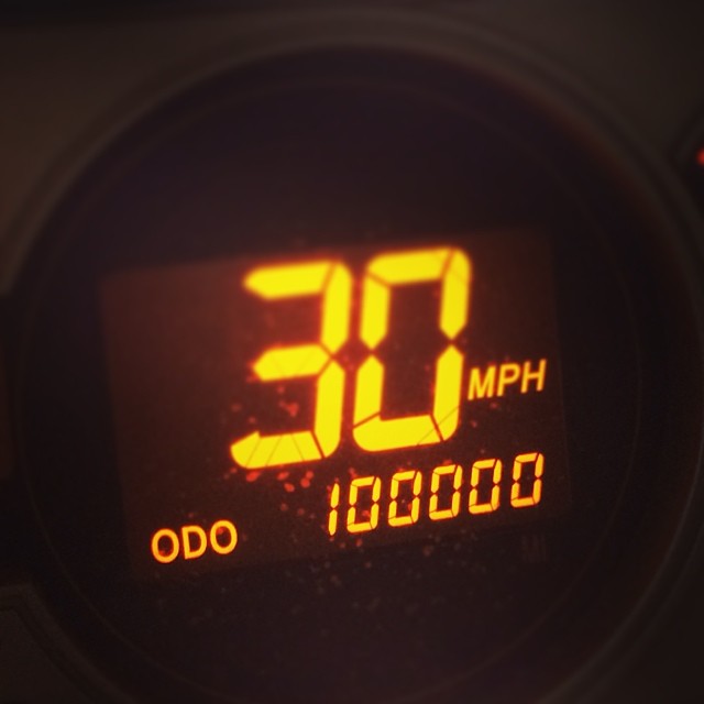 I've gotta say my Scion xB has been pretty amazing for all of those miles. Today she'll get a checkup. #scion #photoaday